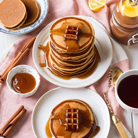 Trending winter recipes to try this season - Gingerbread Pancakes with Cinnamon Syrup