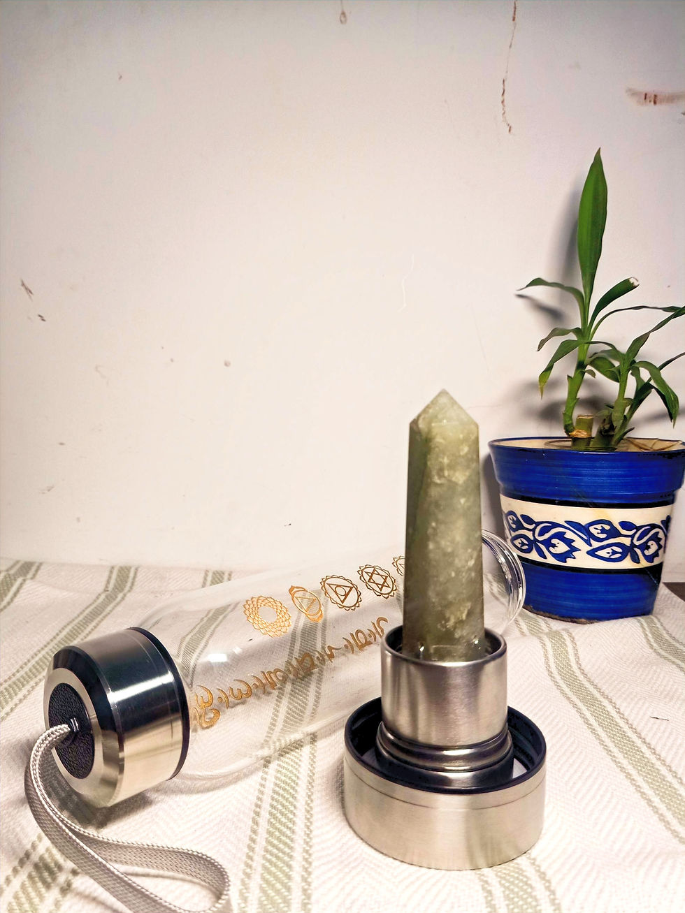 Thumbnail: Green Aventurine Crystal Elixir Water Bottle