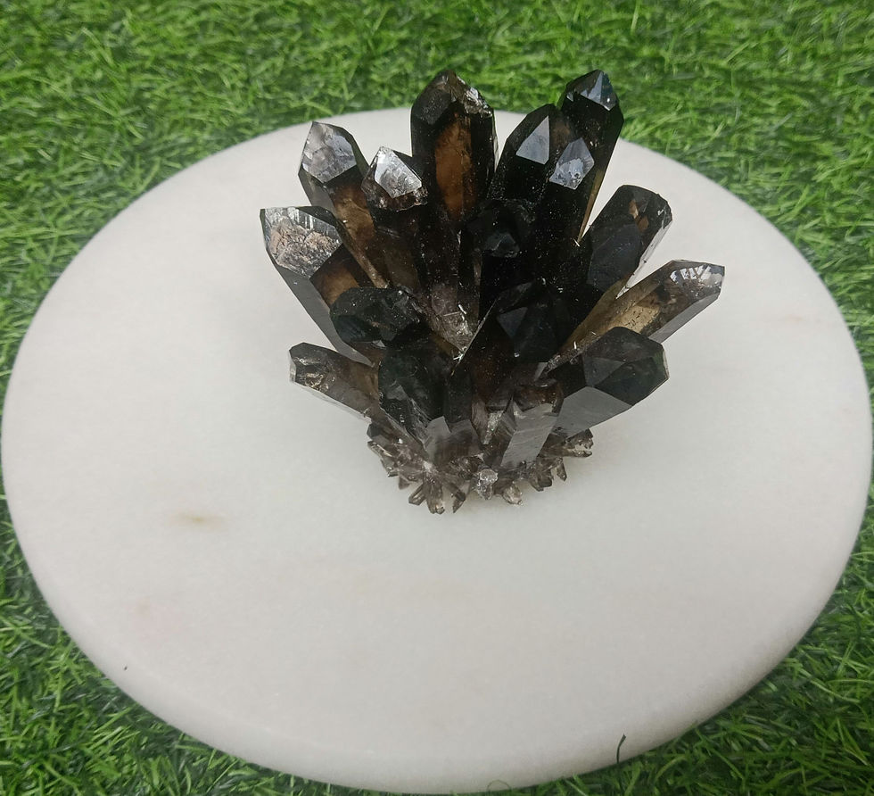 Thumbnail: Smoky Quartz Protection Cluster (Grounded Strength )