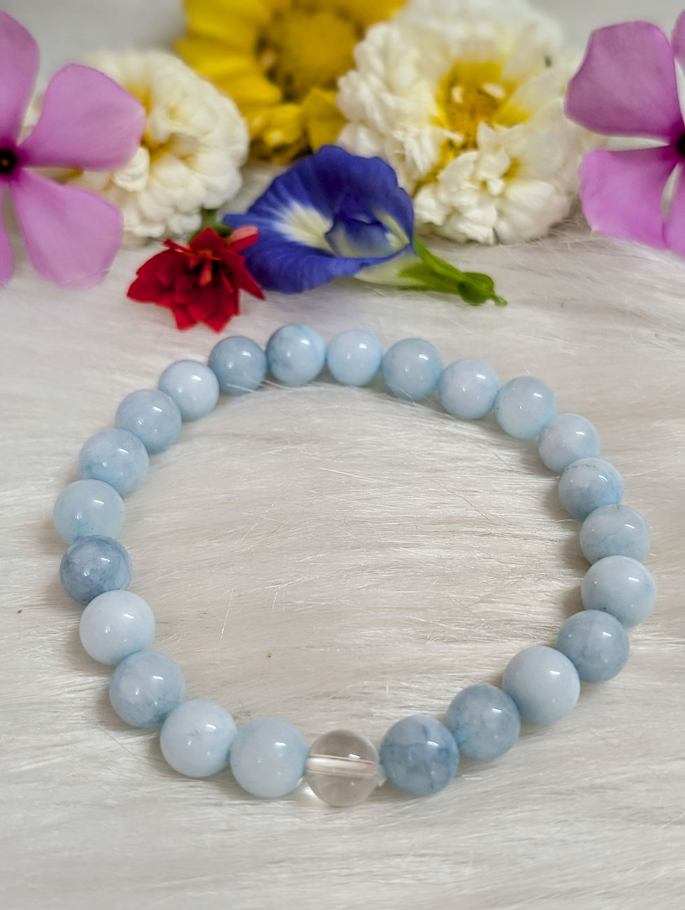 Aquaramine Crystal Bracelet