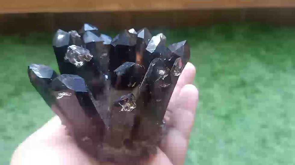 Thumbnail: Smoky Quartz Protection Cluster (Grounded Strength )