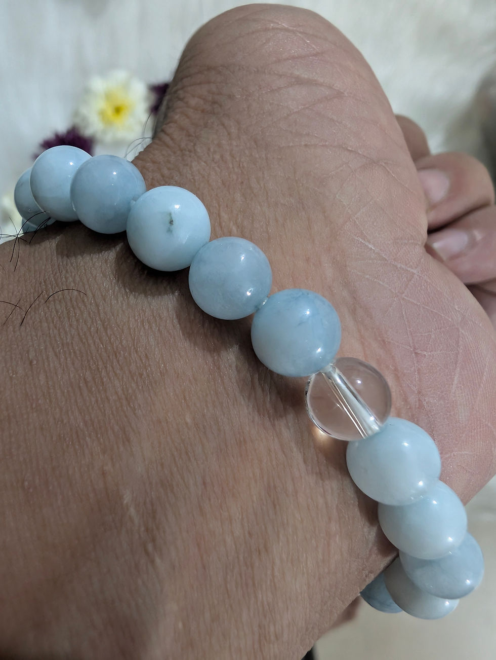 Thumbnail: Aquamarine Serenity & Clarity PremiumBracelet