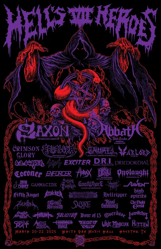 (Live Review) HELL'S HEROES METALFEST PRE-PARTY - Houston, TX (3/19/25)