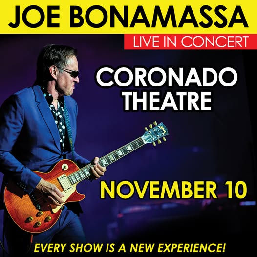 JOE BONAMASSA live at Coronado Theatre 2025