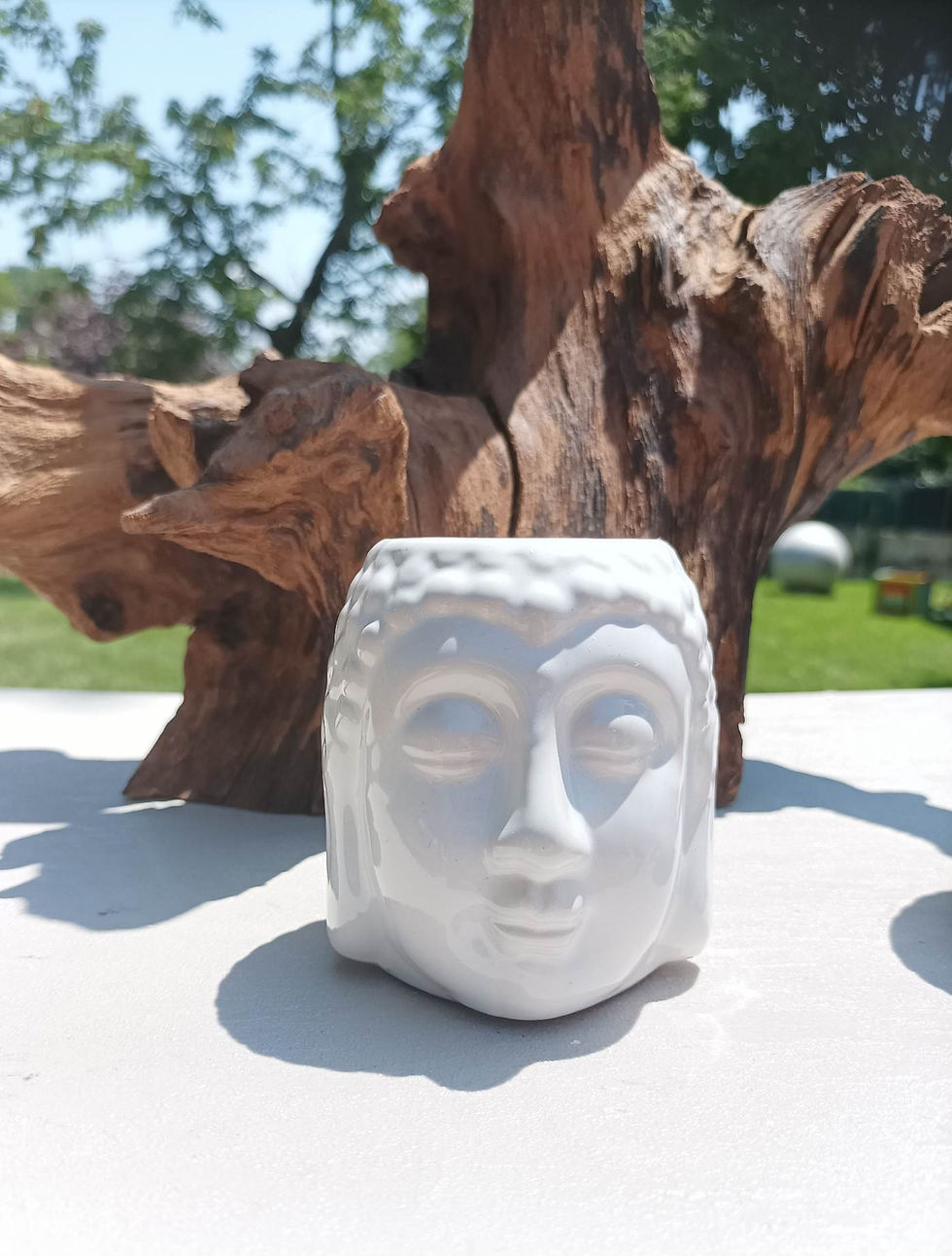 Miniature : Brûle-parfums tête de bouddha