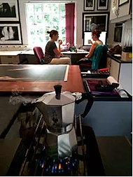 Bialetti coffee pot, coffee time, print studio