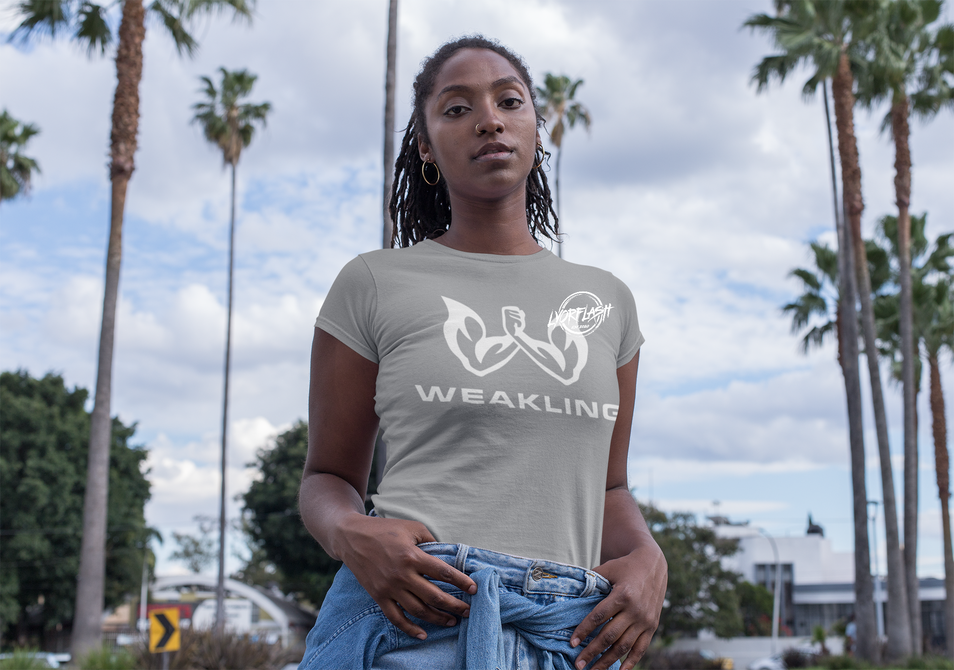 WEAKLING TSHIRT (UNISEX). THREE LOGO OPTIONS