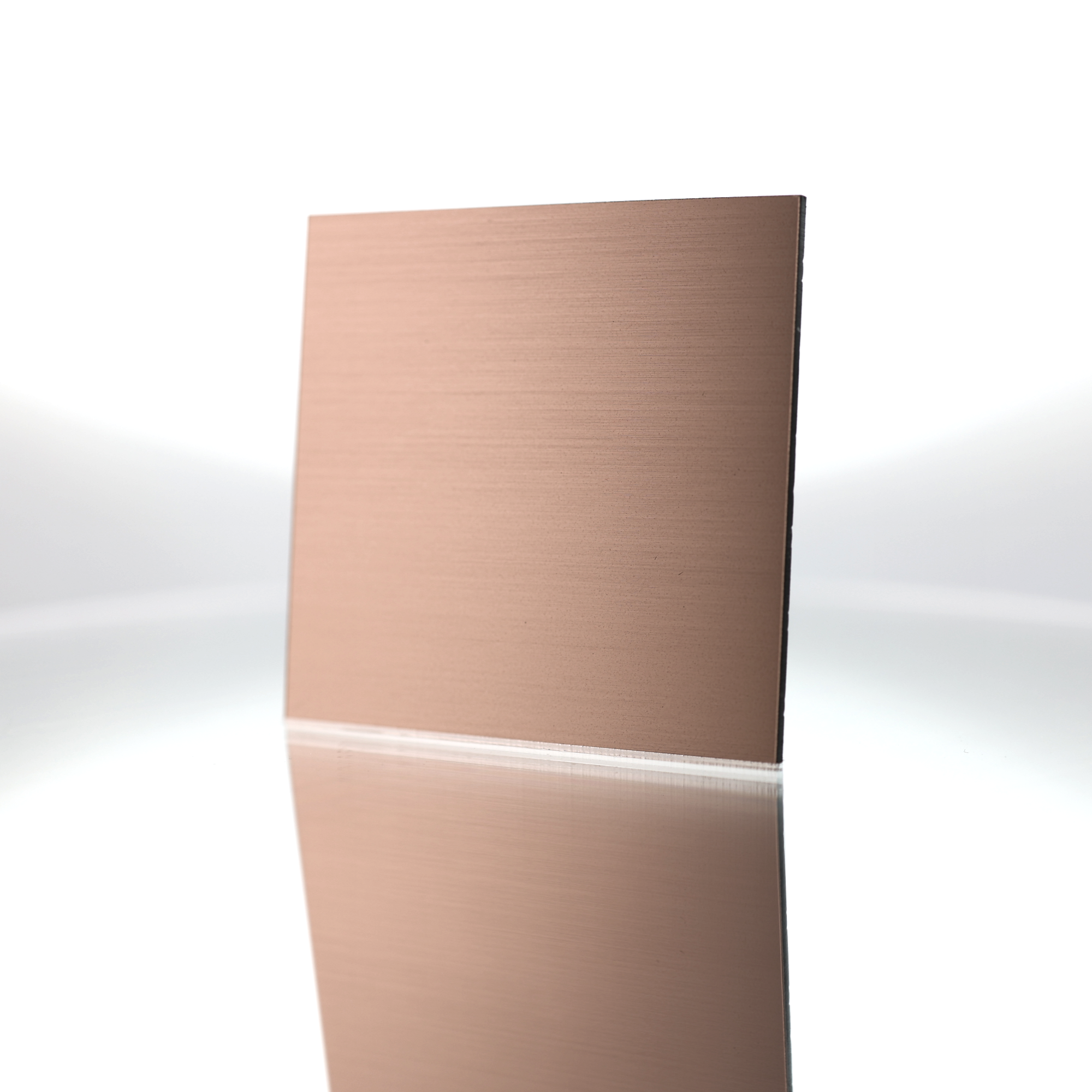 1/16" Brushed Copper/Black Two-Tone Acrylic