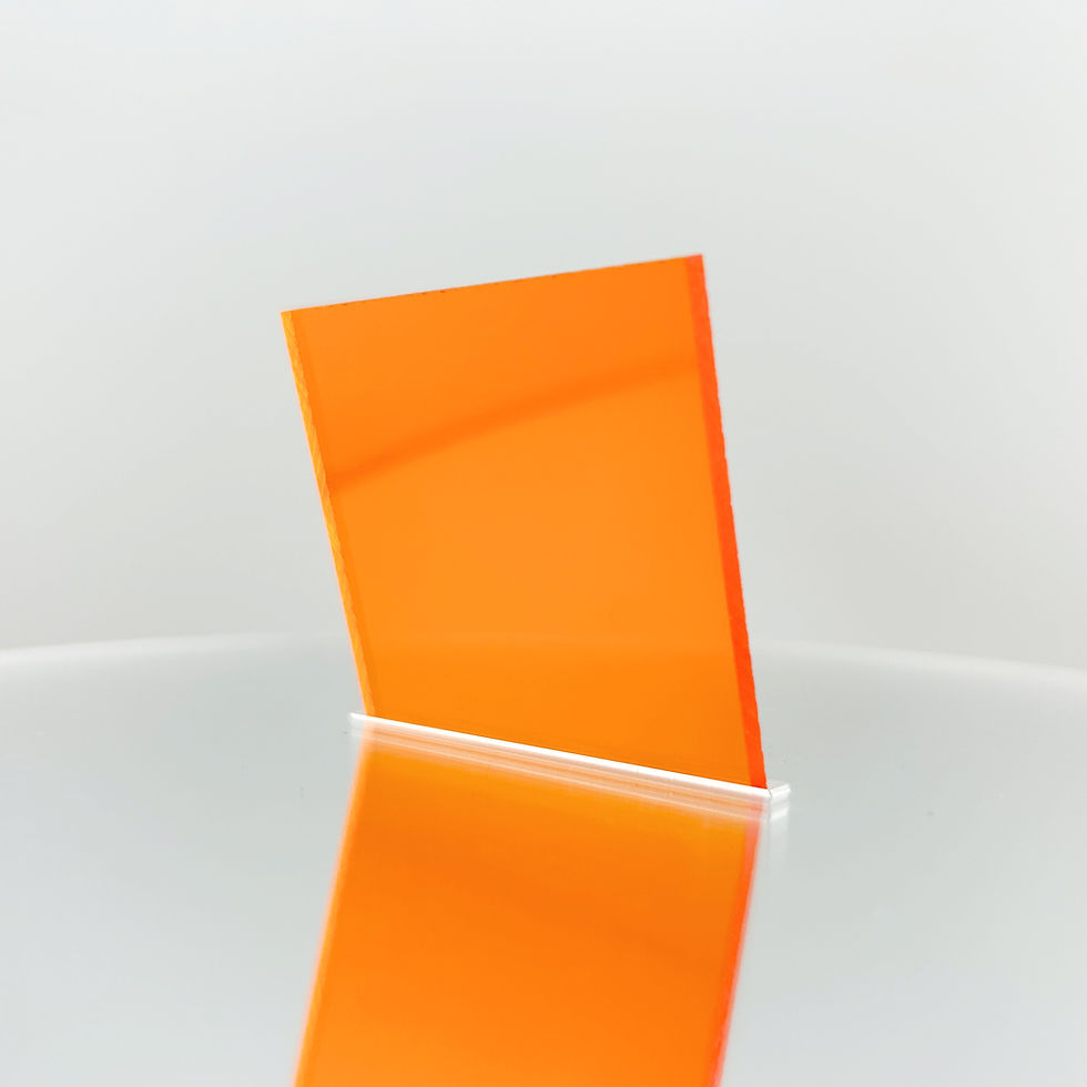 Thumbnail: 1/8" Orange Transparent Acrylic