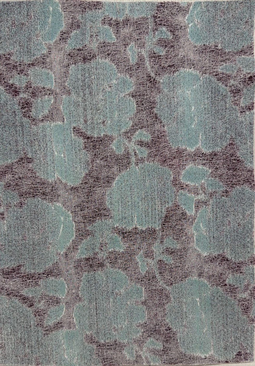 Devore needle felted