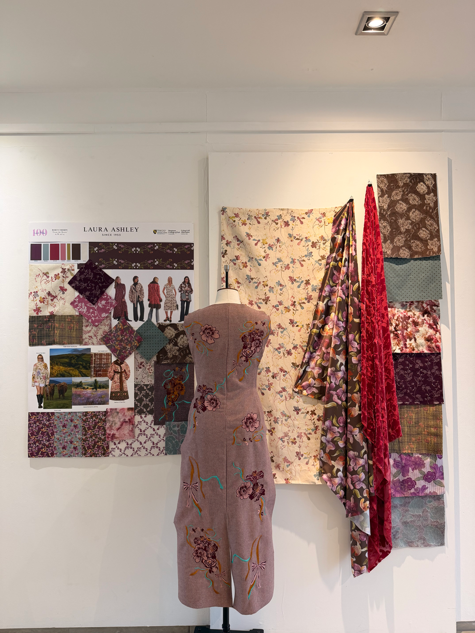 Final exhibition set up