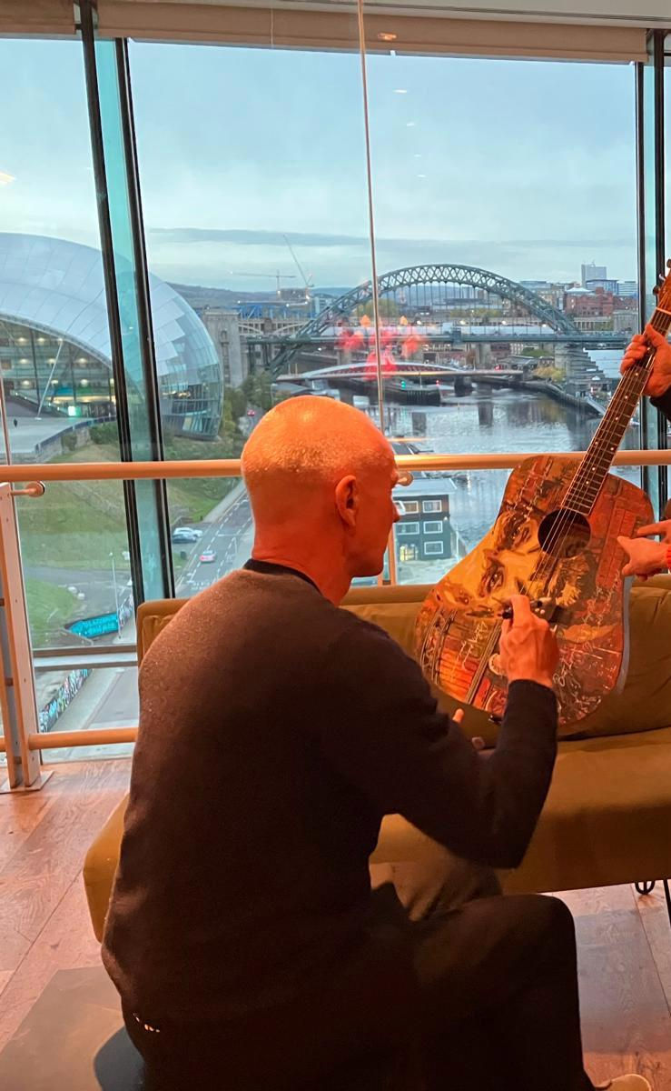 Signed Sting Guitar