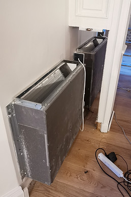 Projet de cache climatisation pour dissimuler des blocs dans un salon
