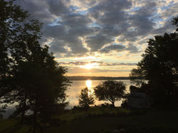 lake sunrise