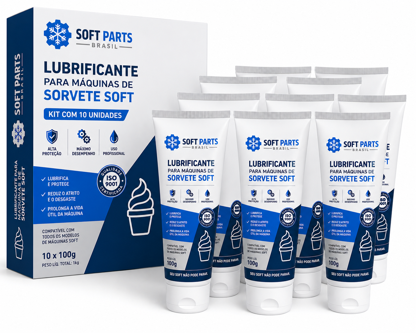 KIT 10 LUBRIFICANTES