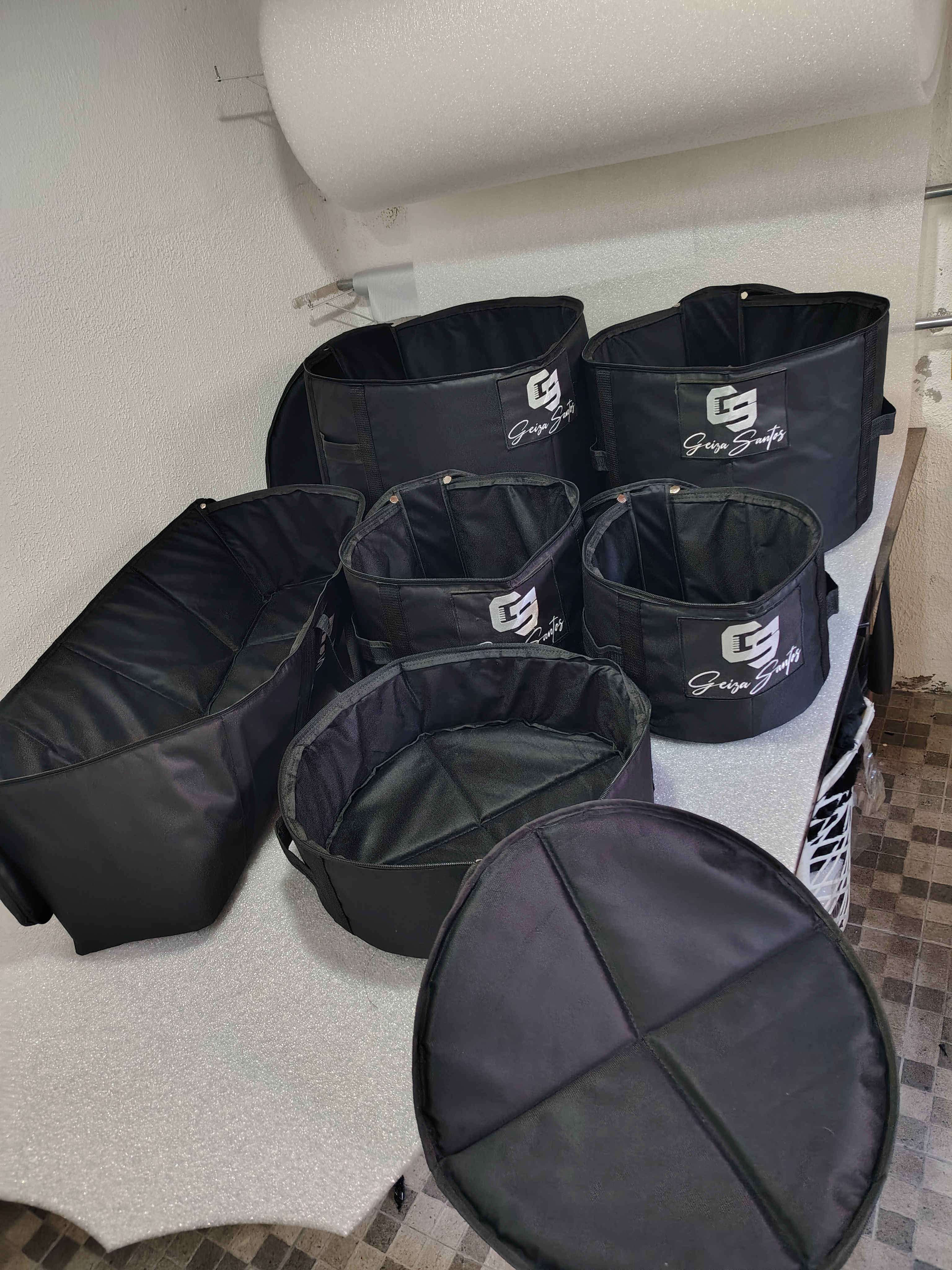 bag para kit de bateria