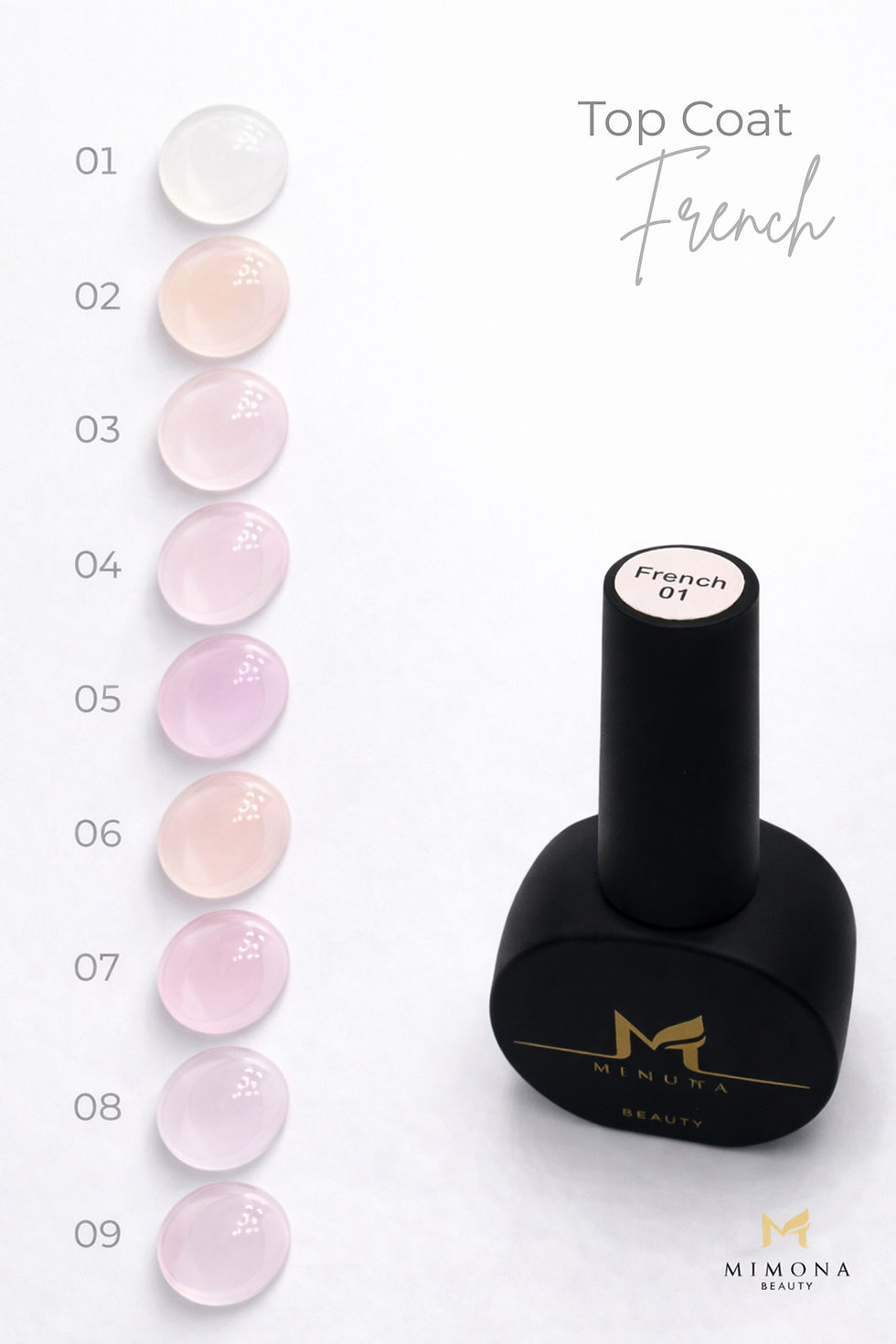 Miniatura: Top Coat Cover French 06, 12ml