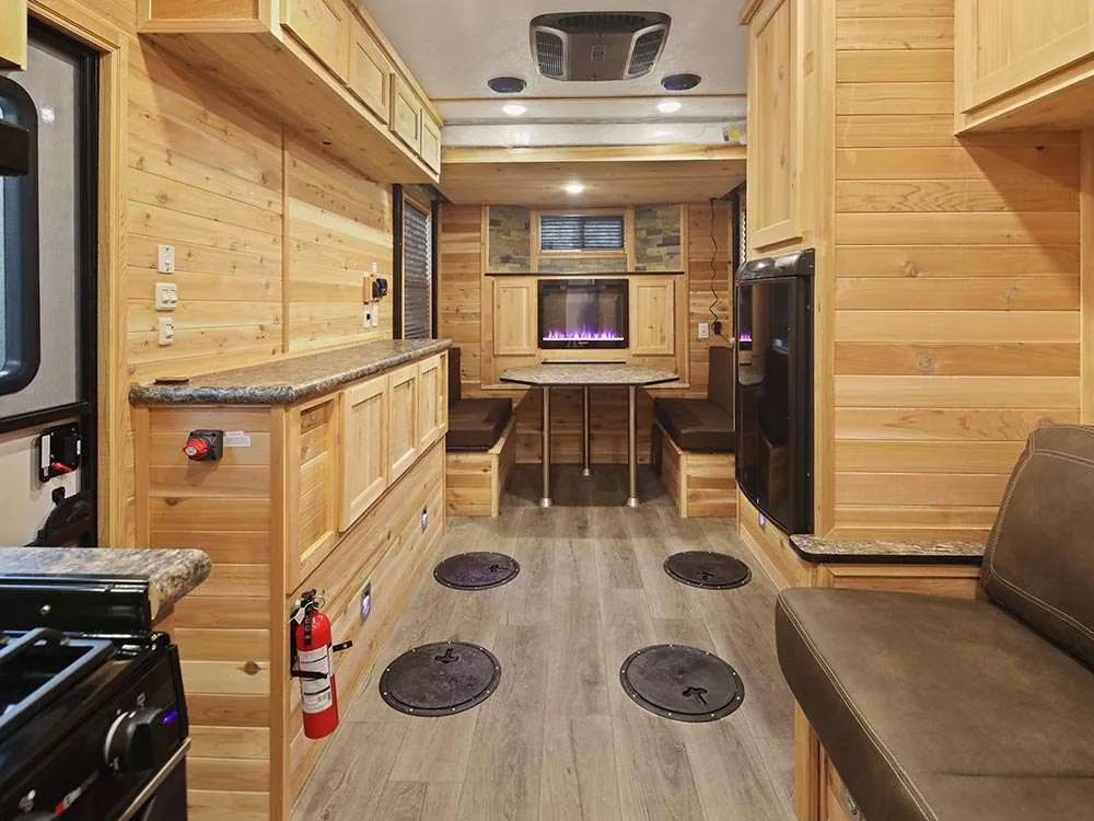 Interior of Ice Castle RV - spacious and comfortable