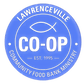 Lawrenceville, GA Co OP food bank logo E