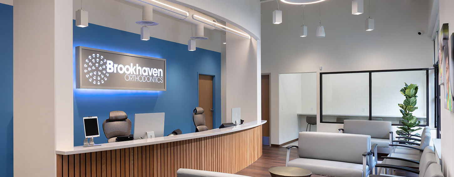 Brookhaven Orthodontics reception desk