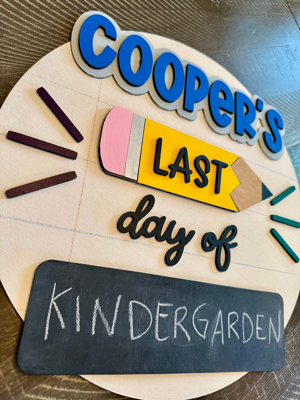 Thumbnail: First/Last Day of School Sign