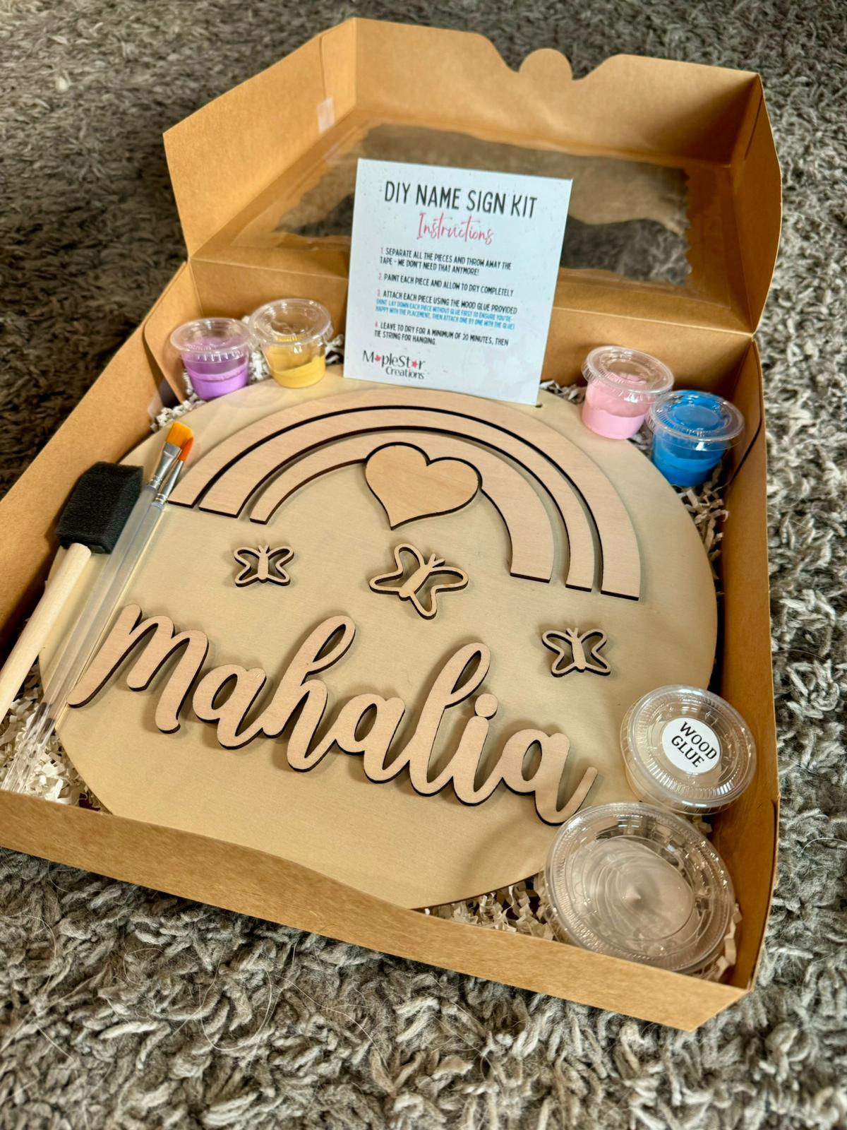 DIY Custom Name Sign Kit