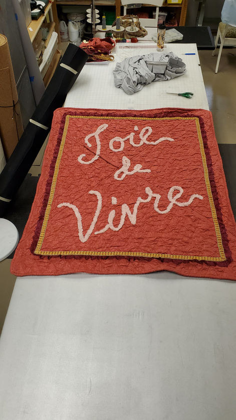 Break-away Joie de Vivre Quilt Assembled