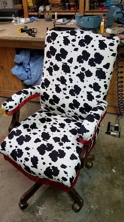 Cowgirl Rolling Chair