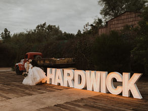 Best Marquee Letter Displays for Outdoor Weddings in Iowa