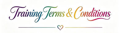 Training Terms and Conditions