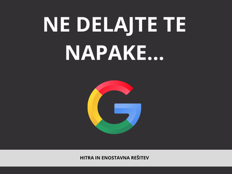 Resno, morate se znebiti tega