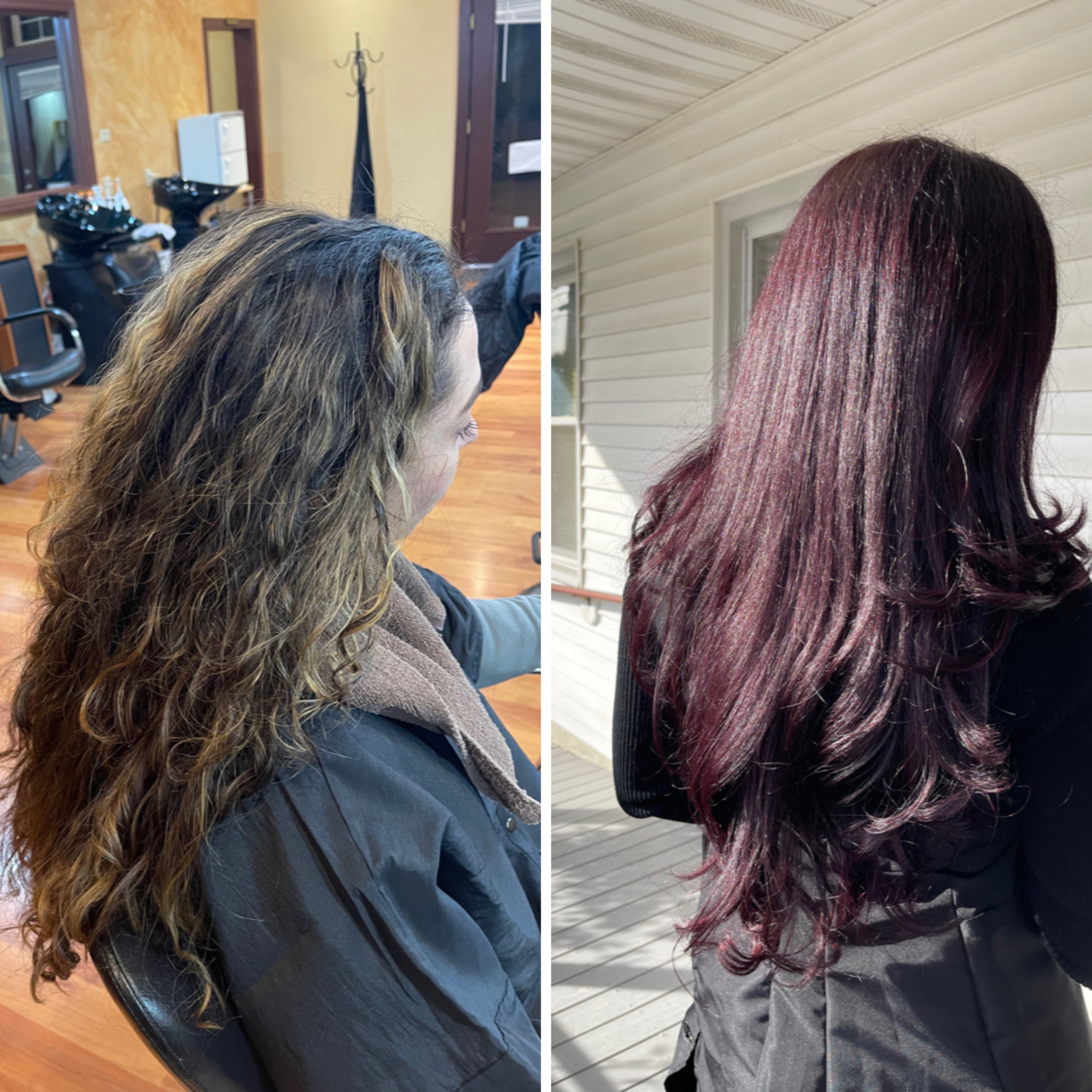 Rich color transformation by Miracelly Salon & Spa
