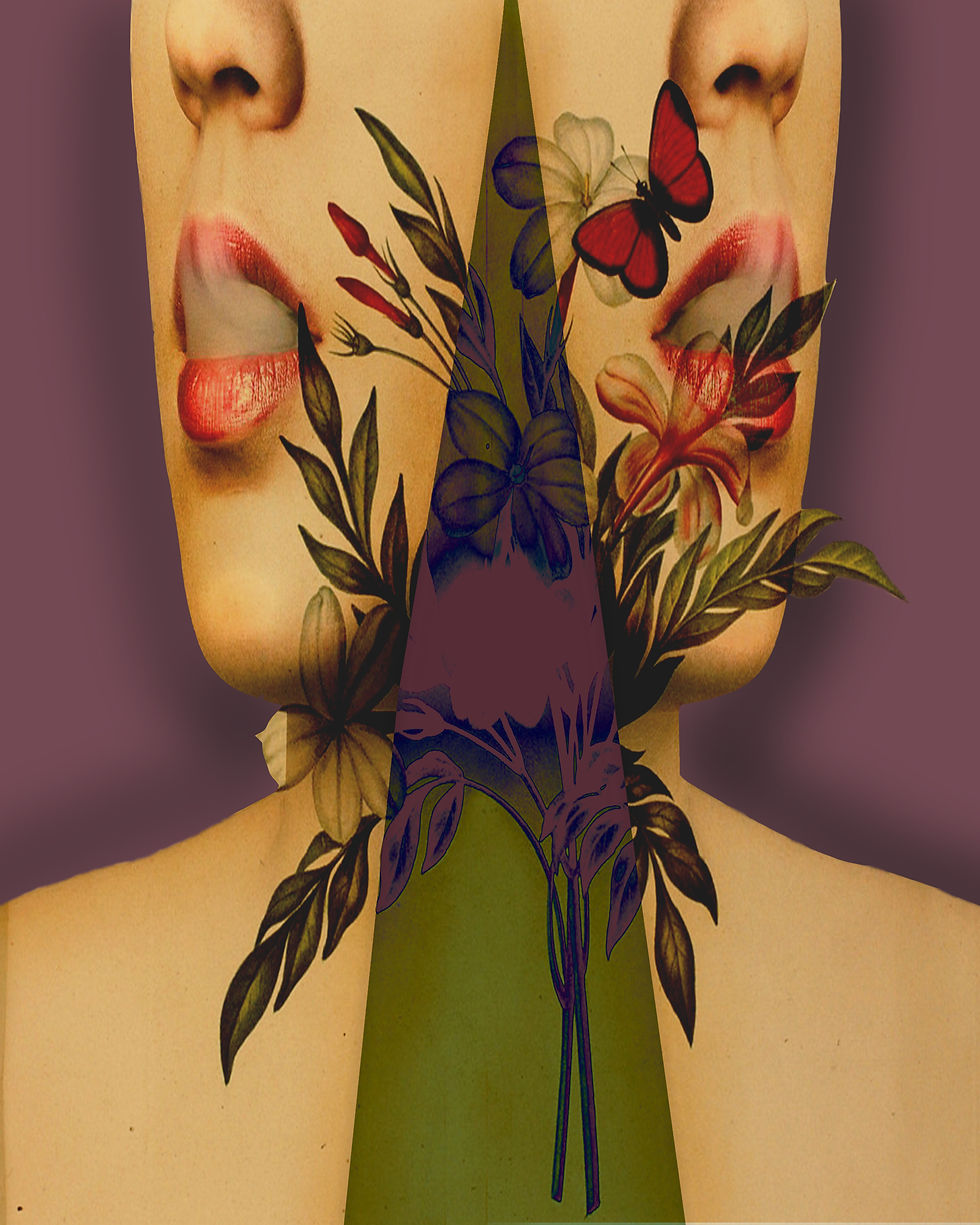 Purple Smoke by Britt Bender. Photo manipulation.