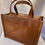 Thumbnail: Small Tote Floral- Brown