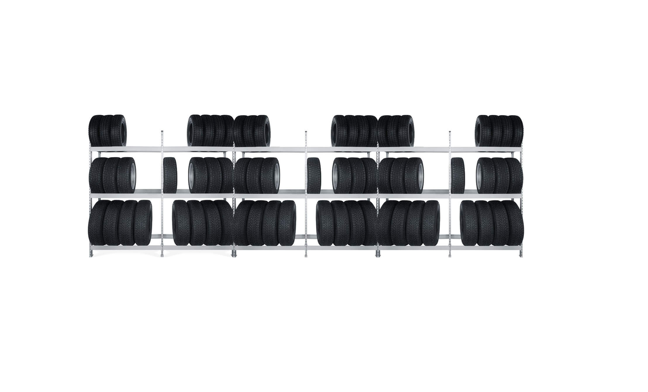 SCAFFALE PNEUMATICI LUNGHEZZA 780cm xA200cm