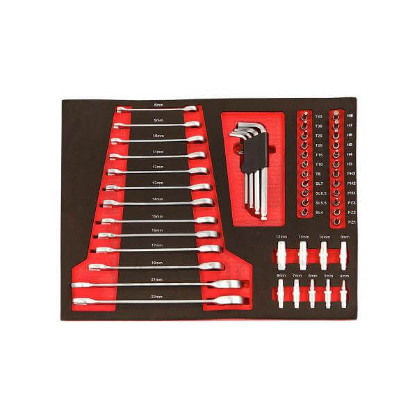 Miniatura: CARRELLO 6 CASSETTI COMPLETO 154PZ