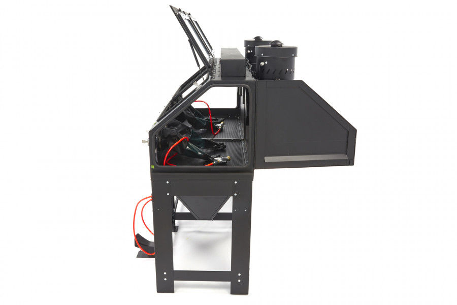 Miniatura: SABBIATRICE 880L DOPPIA CABINA + DOPPIA ASPIRAZIONE