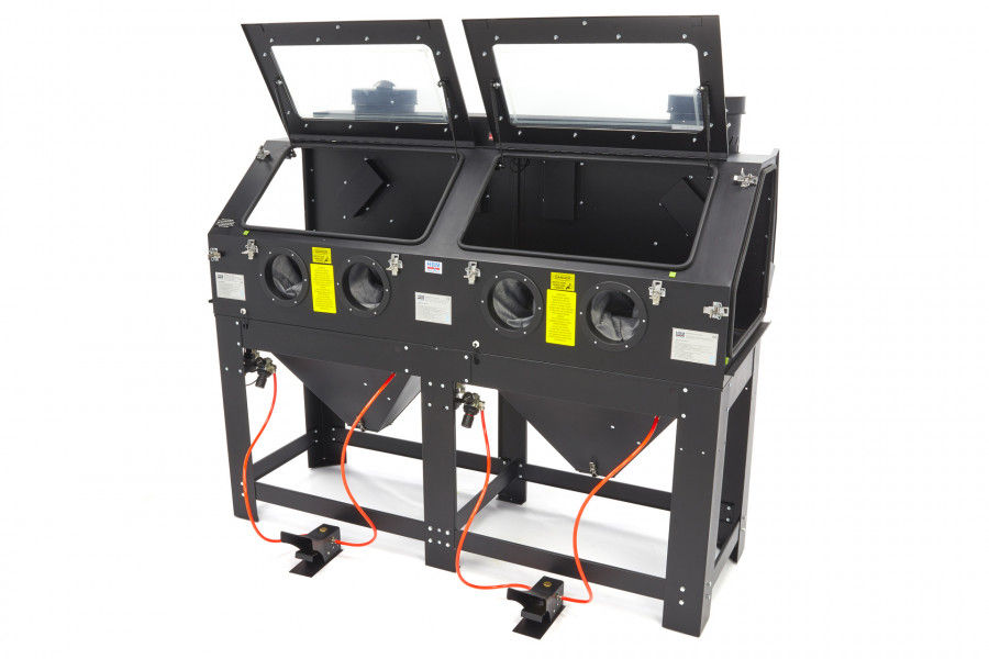 Miniatura: SABBIATRICE 880L DOPPIA CABINA + DOPPIA ASPIRAZIONE