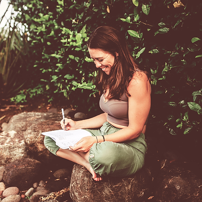 Melanie Daigle The Conscious Journaler Manifesting Costa Rica Love Trees and rock.png
