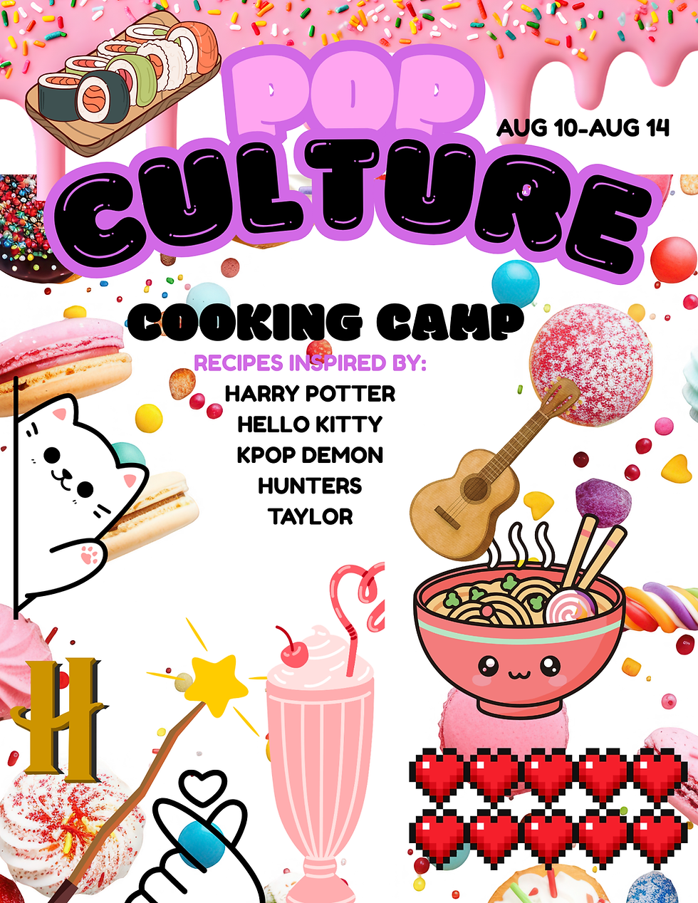 Thumbnail: Summer Series: Pop Culture cooking minicamp 8/10-8/14