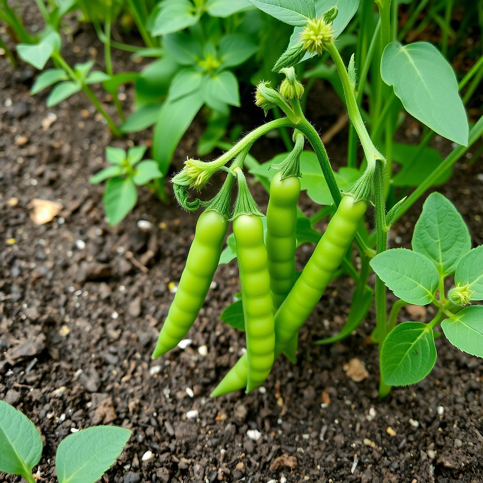 In coastal regions peas can be planted in February and will give you food until late September