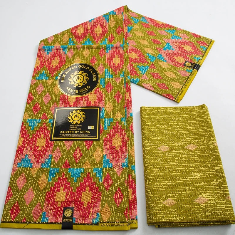 Thumbnail: Nigeria , Ghana kente Cloth| ankara African wax fabric| 4 +2yards