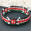 Thumbnail: Flag beaded bracelets |18cm