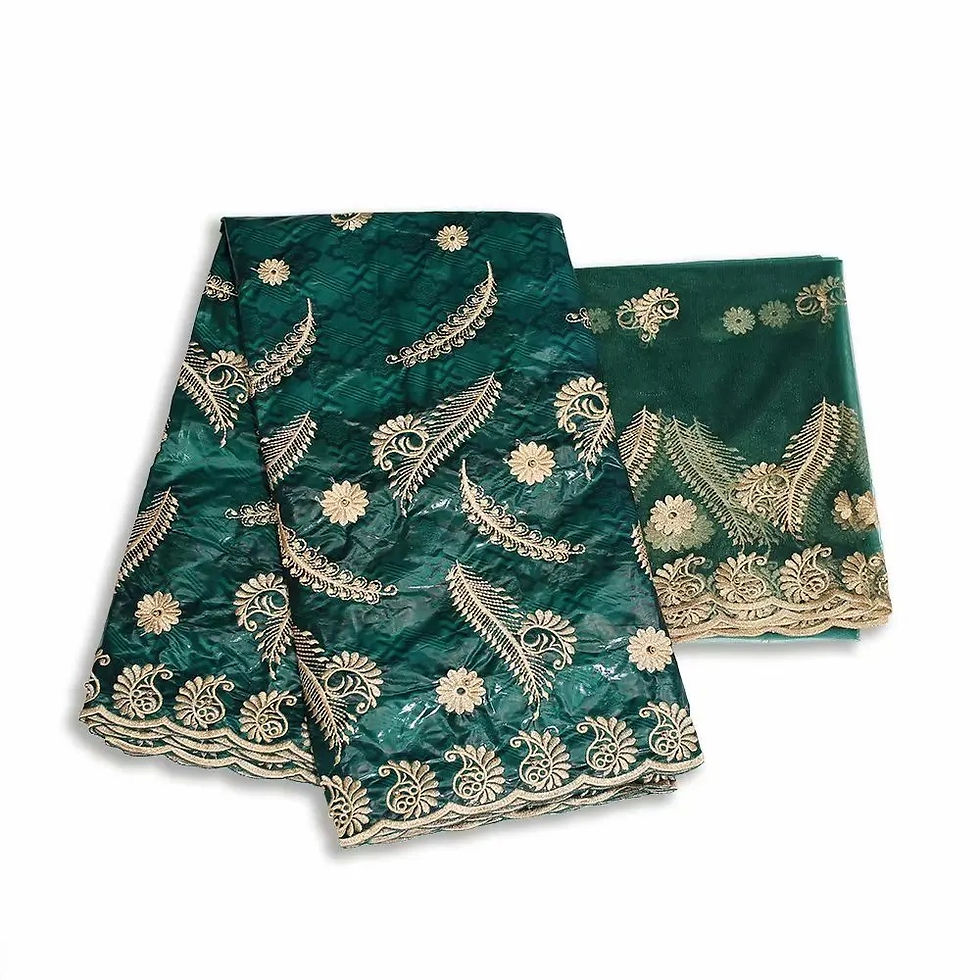 Thumbnail: feitex bazin riche fabric bazin riche || 7 Yards