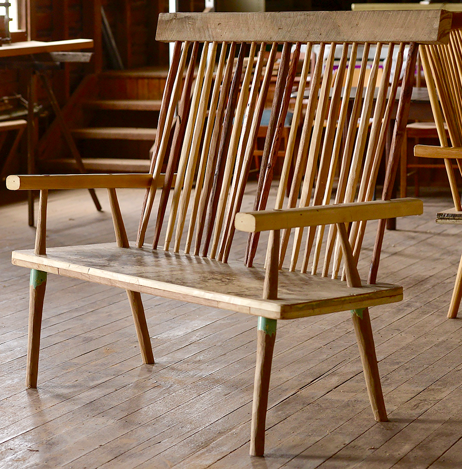 Mike Epworth made Jimmy Possum double settee 