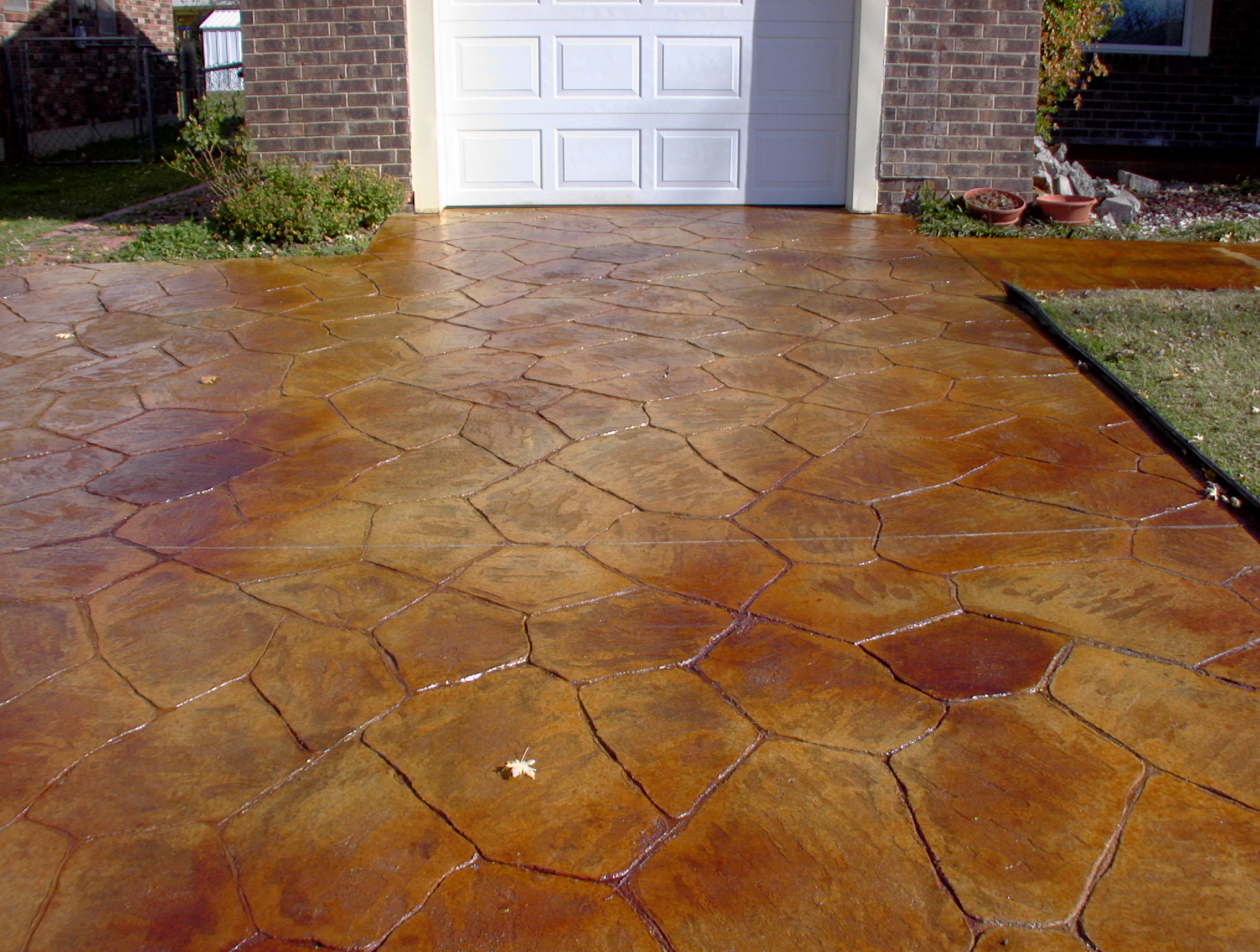 Verona Italian Flagstone Stamped Co