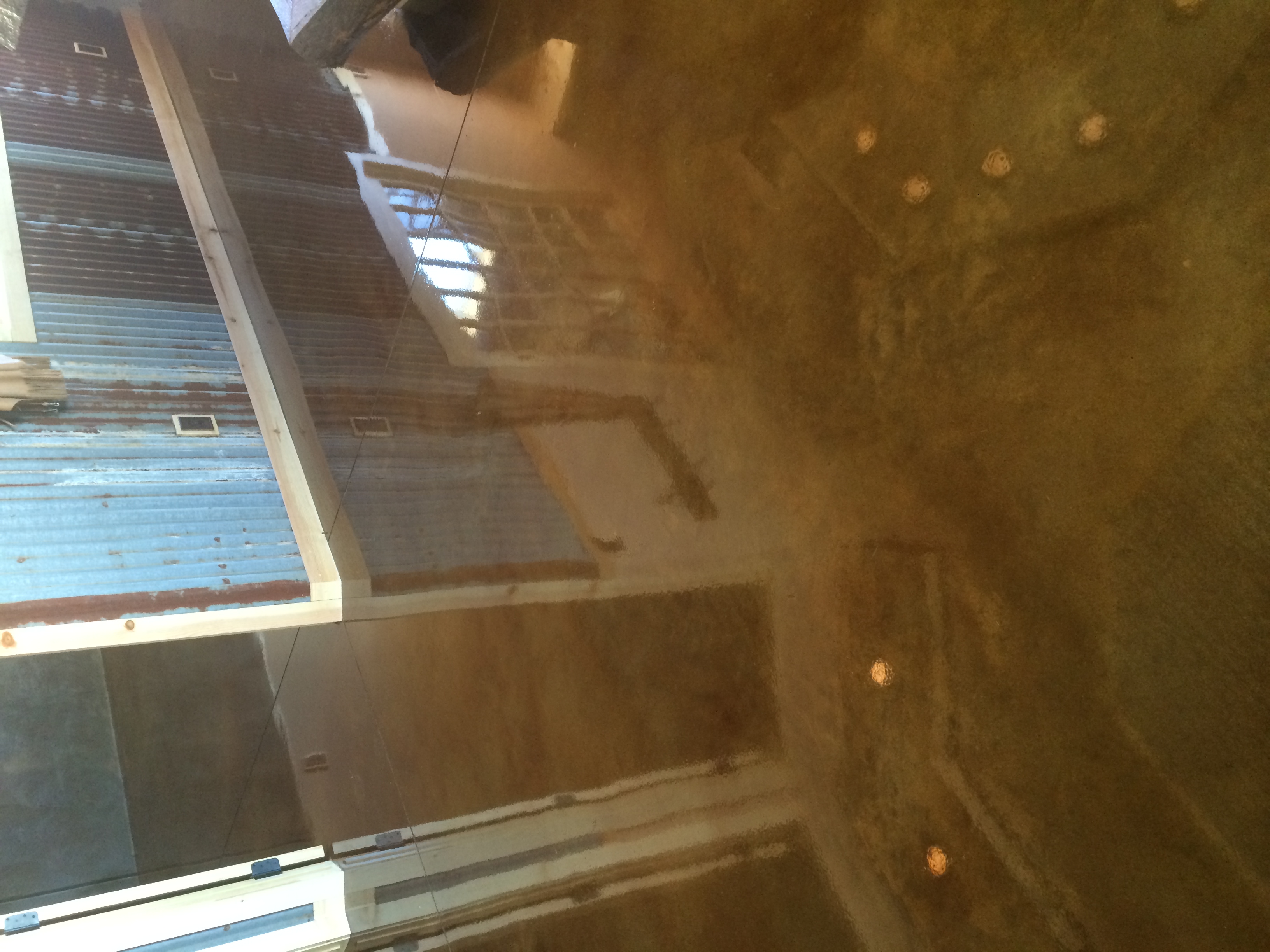 Buff Colored Epoxy Floor