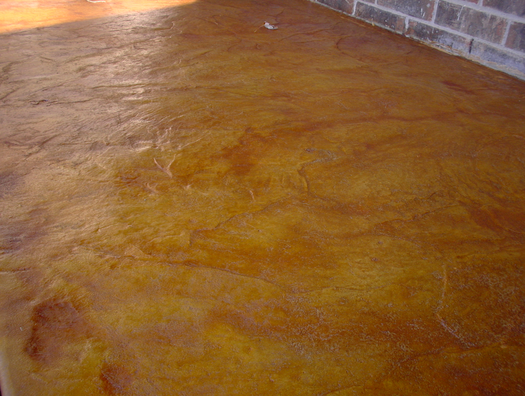 Stained And Stamped Concrete