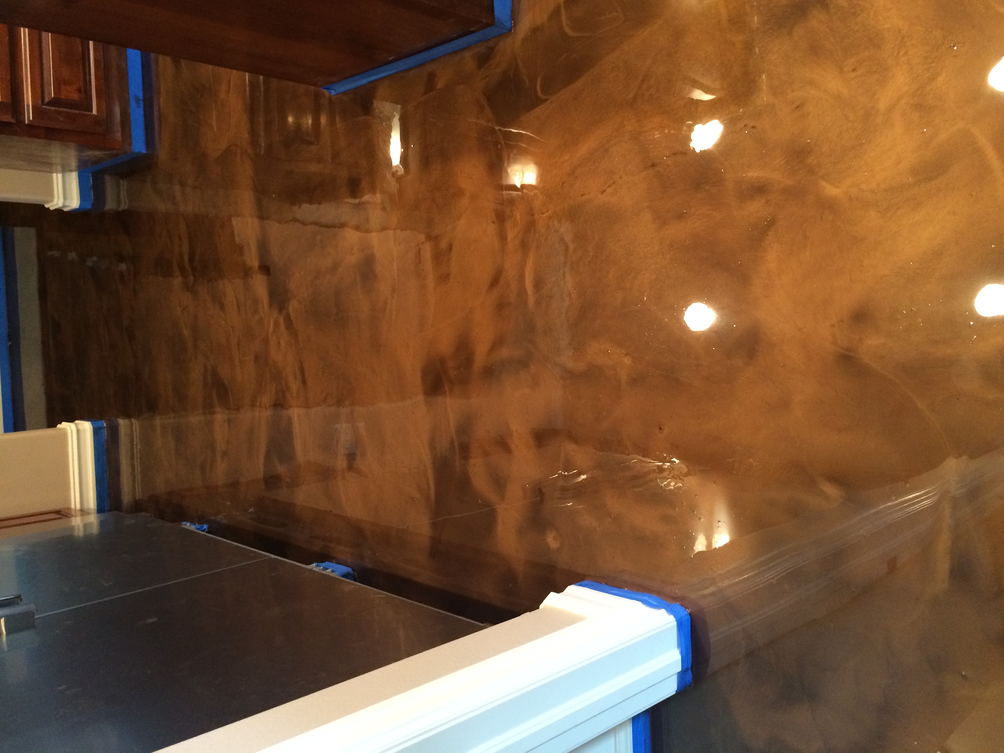 Umber Colored Epoxy Floor