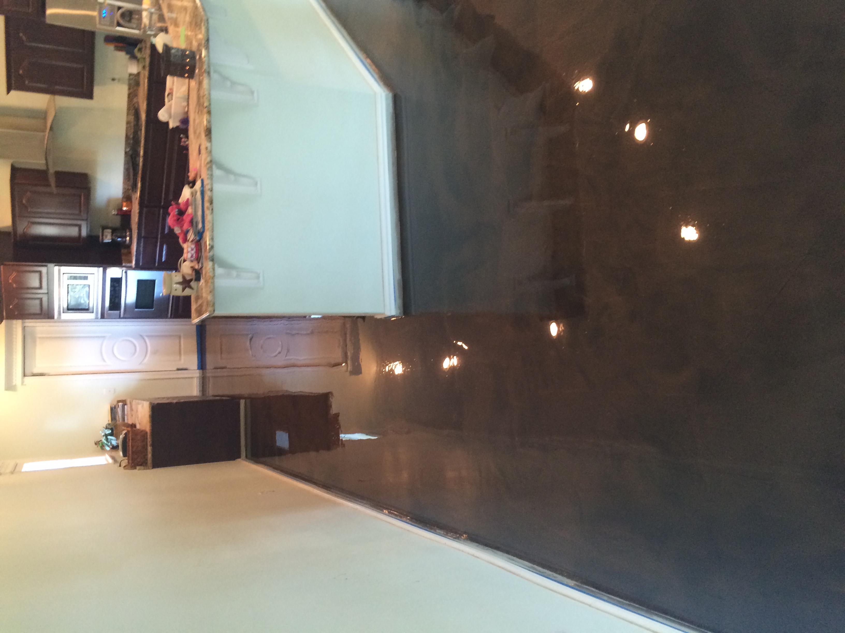 Dark Brown Epoxy Floor